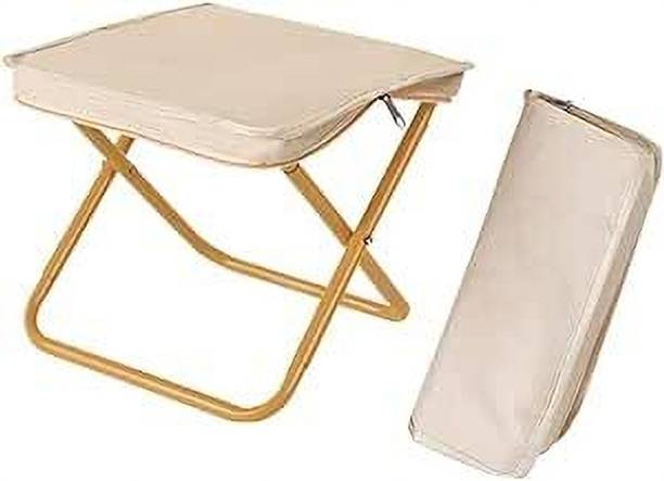 KT Mart Handbag Folding Stool Zipper Bag Foldable Camping Chairs Stool