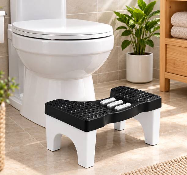 Nexaflow Non-Slip Bathroom Toilet Foot Stool | Anti-Skid Toilet Stool for Adults & Kids Bathroom Stool