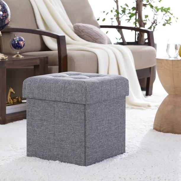 lifestyle furniture Tufted Storage Ottoman Pouffes with Storage Stool