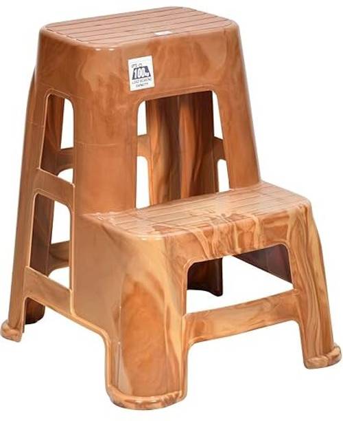 Nilkamal STURDY STEP STOOL PEARWOOD Living & Bedroom Stool