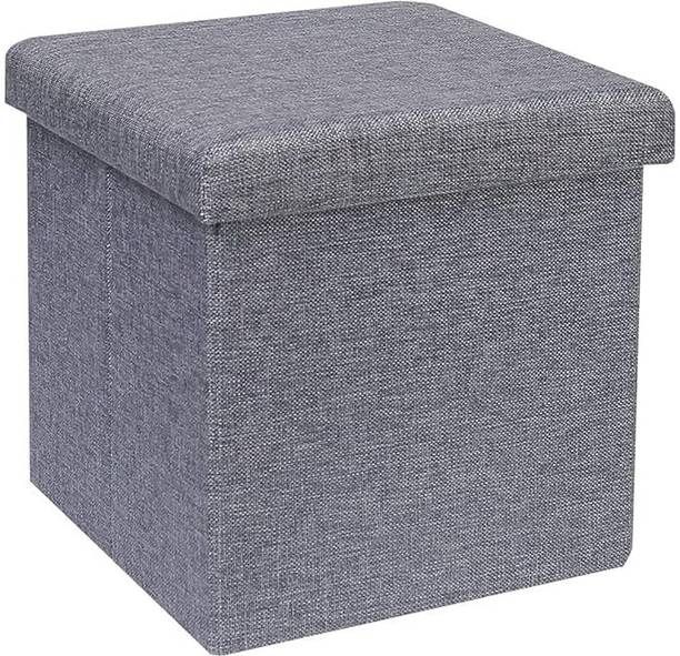 HARDHMI Cube Shape Storage Chair Foot Rest Ottoman Bench Stool