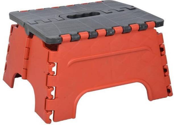 DHYANAM stool 7 inch Plastic Foldable Stool,for Adults and Kids (black, Pre-assembled) Living & Bedroom Stool