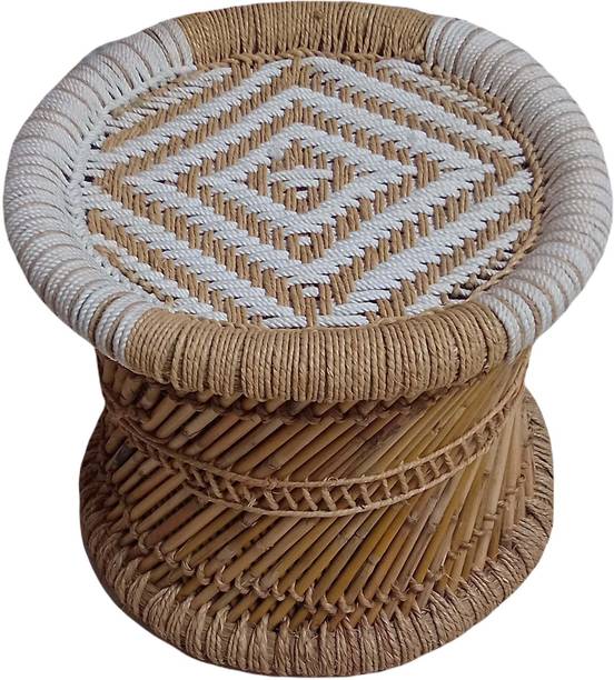 RCLV Handmade Bamboo stool for Home & Office Size 15X16 Outdoor & Cafeteria Stool