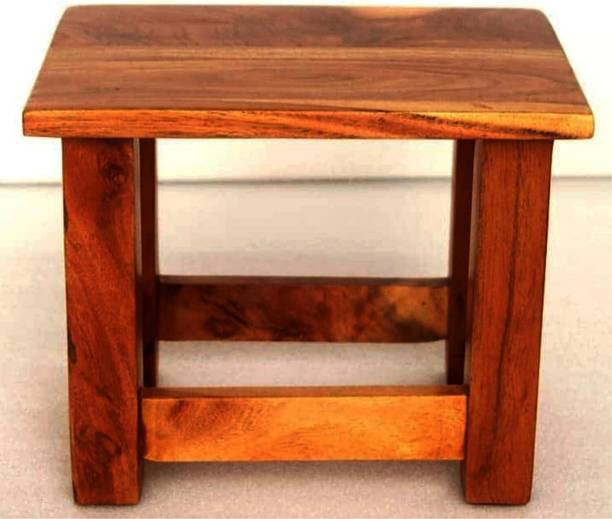 CRAFT D arts Mini Solid Wood Stool for Home Living Room Living & Bedroom Stool
