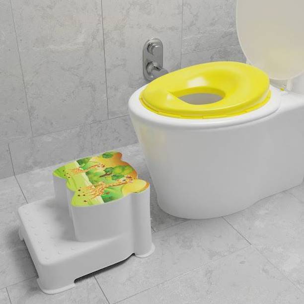 Extrawish "Kids Toilet Training Set with Step Stool and Potty Seat, Living & Bedroom Stool