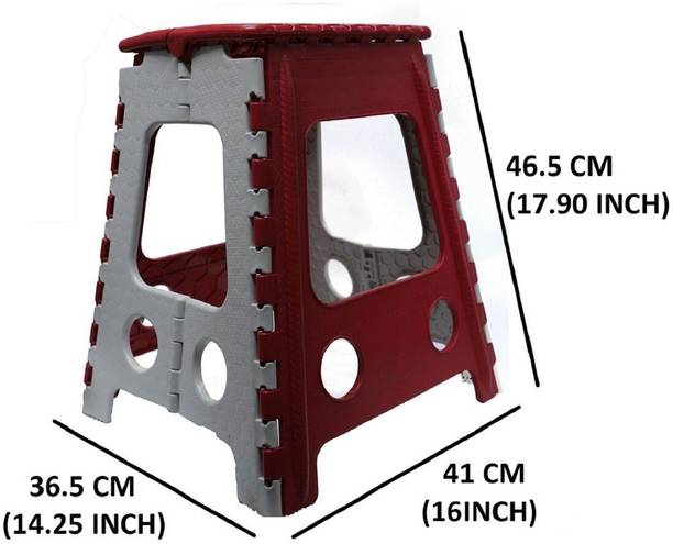 MEZIRE Folding Step Stool Small Living & Bedroom Stool