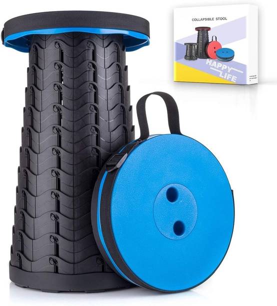 ActrovaX Camping Stools Sturdy Seat with Load Capacity 400lbs-Blue Outdoor & Cafeteria Stool