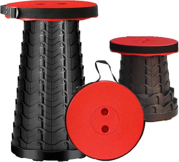 ActrovaX Collapsible Telescoping Foldable Camping Stool for Adults Outdoor & Cafeteria Stool