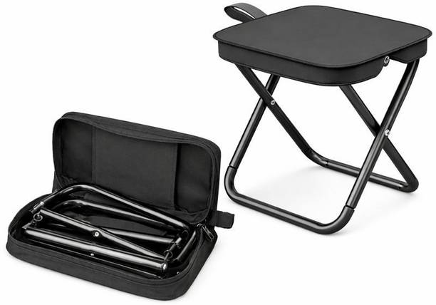 7STAR PRIME Heavy Duty Folding Stool Steel Frame Po...