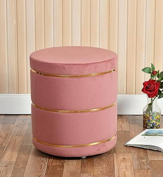 ANA craft Ottoman Round Small Foot Rest Stool for Living Room Office, Small Stool Stool