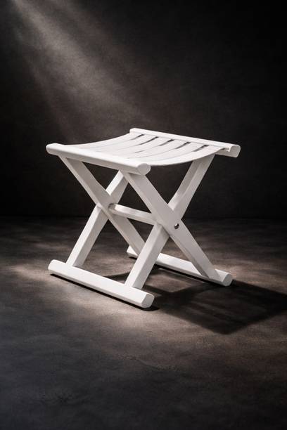 KRIVIDH Premium Foldable Green Stool Outdoor & Cafeteria Stool