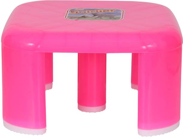 Orange PLAST ORANGE PLAST Heavy Duty Plastic Strong Multipurpose Stool with Anti-Slip 5 Legs Kitchen Stool