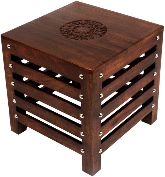 Amaze Shoppee Wooden Beautiful Handmade Stool (Brown) Living & Bedroom Stool