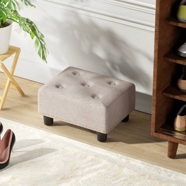 HighTable Ottoman Foot Rest Footstool, End of Bed Living & Bedroom Stool