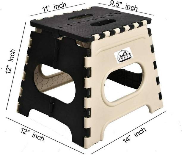Trizzo 12 " Super Strong Folding Step Stool for Adults & Kids, Kitchen Stepping Stools Living & Bedroom Stool
