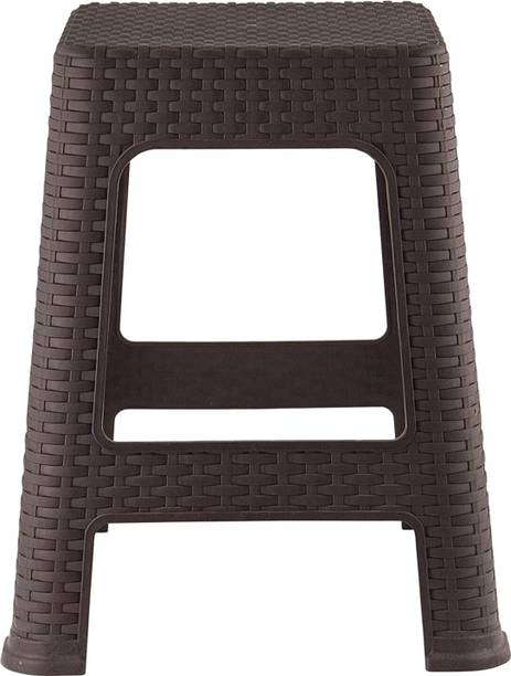 KUBER INDUSTRIES Multiuses Strong, Lightweight Plastic Sitting Stool for Indoor/Outdoor Use | Outdoor & Cafeteria Stool