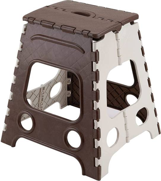 AMIGOS STORE Portable Folding Plastic Step Stool, 18 Inch Living & Bedroom Stool