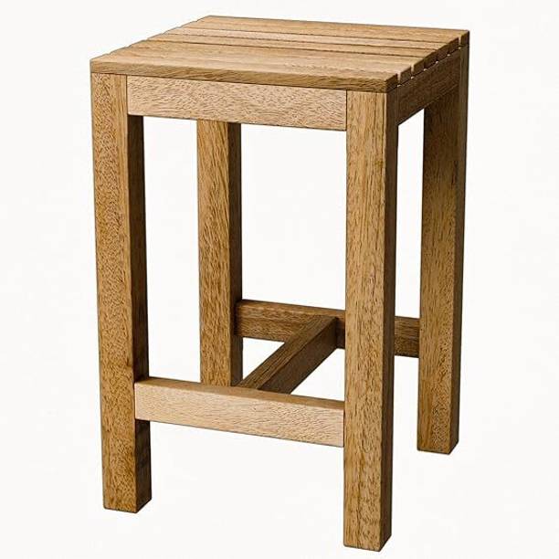 Goodwill Crafts Solid Wood Stool for Home | Multipurpose Wooden | Living Room, Kitchen Use Living & Bedroom Stool