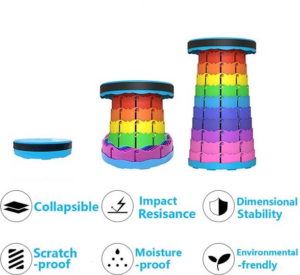 ActrovaX 180 kg Capacity Collapsible Stool for Adults Outdoor & Cafeteria Stool