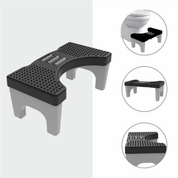 Fun Bathroom Toilet Step Stool with Massage Rollers 18 cm Height Foldable Bathroom Stool