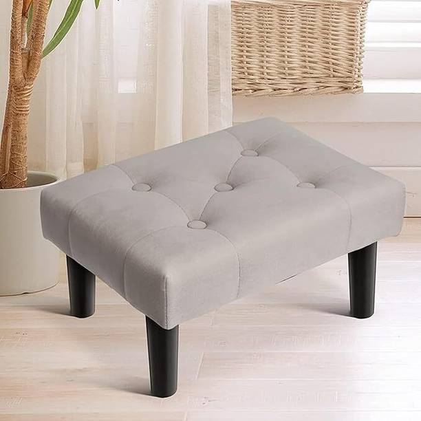 CROWN ART SHOPPEE Small Footrest for Living Room, Bedroom & Entryway Living & Bedroom Stool