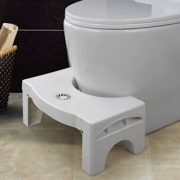 Zolix Ergonomic Anti Slip Toilet Foot Stool for Squatting Position(1 pcs) Bathroom Stool