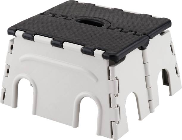 Arkavio 7 Inch Foldable Plastic Step Stool, Non-Slip Portable Stool for Home & Bathroom Stool