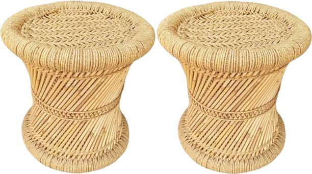 Bhavishya Sada Mudda Stool, Chair For Living Room Round Shape Wooden Stool For Garden Outdoor & Cafeteria Stool