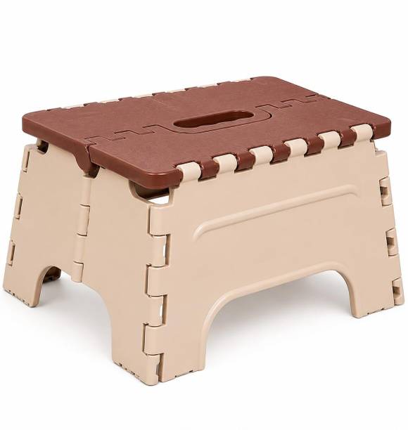 Shiv Rudra 7 Inches Foldable Plastic Step Stool for Home & Kitchen Portable Folding Stool Bathroom Stool