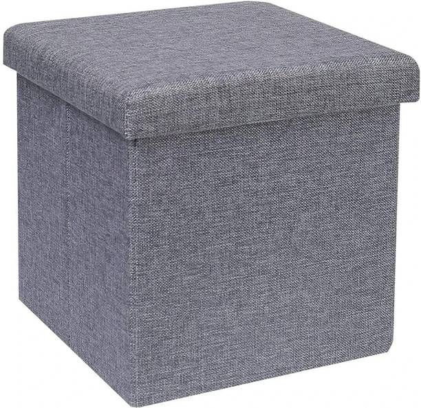 WAKTORO Foldable Cube Ottoman with Storage for Children, Foot Rest, Cloth Foot Stools Living & Bedroom Stool