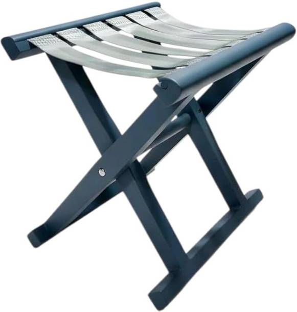 KRIVIDH Premium Foldable Green Stool Outdoor & Cafeteria Stool