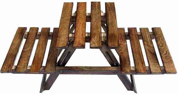 Woodshopee Garden stool flower pot Antique stool home stool beautiful stool Outdoor & Cafeteria Stool