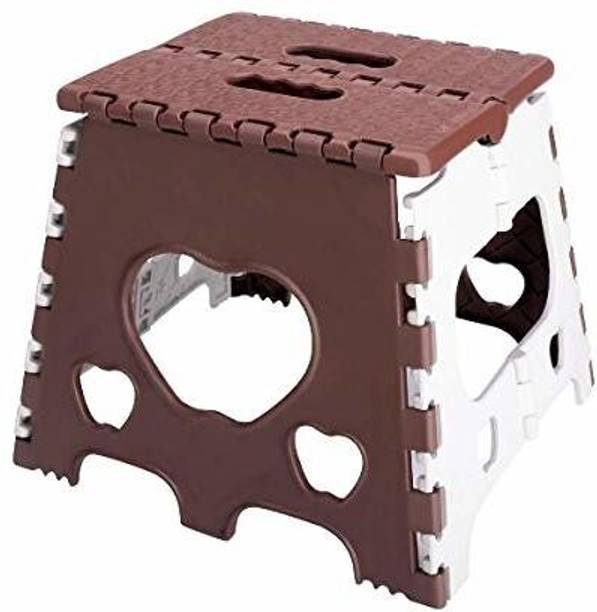 Kidzoo TZ-12"-Brown&White Living & Bedroom Stool