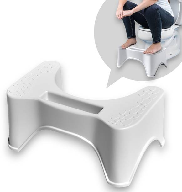 Extrawish Perfect Posture Plastic Squat Baby Potty Step Stool for Western Toilet Bathroom Stool