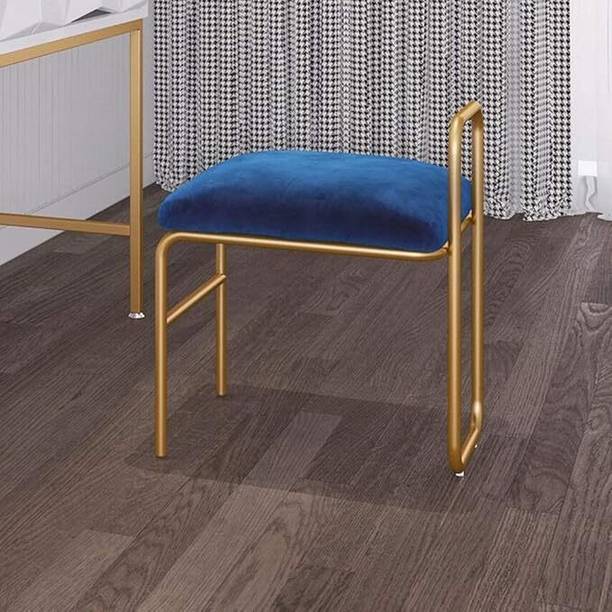 Indian Decor 46670 Modern Chair Vanity Stool Square Upholstered Chair Seat Footstool Bench Living & Bedroom Stool