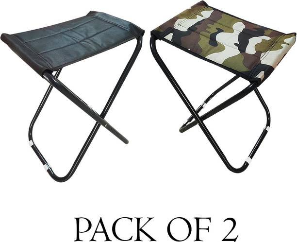 Confiado combo pack metal camping stool, foldable stool, stool for traveling purpose Stool