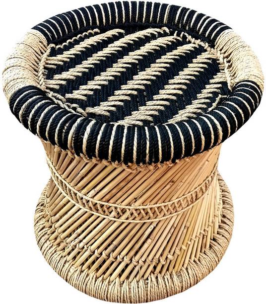 YASHIKA CRATIONS Handmade Bamboo stool for Home & Office Size 15X16 Outdoor & Cafeteria Stool