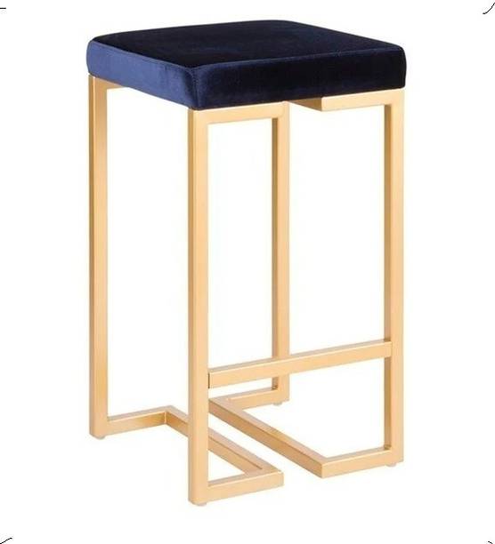 Ashutosh Crafting Metal Frame Outdoor And Indoor Stool With Cushion Living & Bedroom Stool