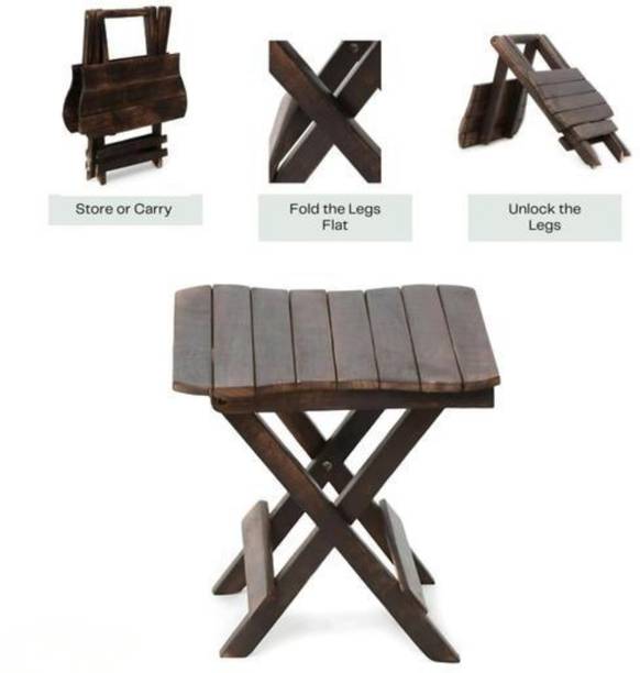 VIAPRADHAN Wooden Stool Living & Bedroom Stool