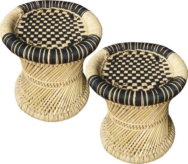 Bhavishya Handmade Bamboo Stool for Home,Office & Livingroom Outdoor & Cafeteria Stool