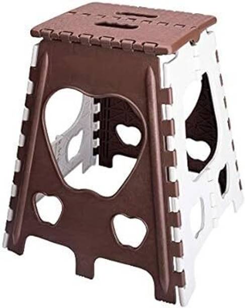 Om Enterprise 18 inch brown folding stool Living & Bedroom Stool