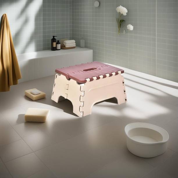 Finner Plastic Small Folding Step Stool Super Strong Foldable Stool for Adults & kids Bathroom Stool