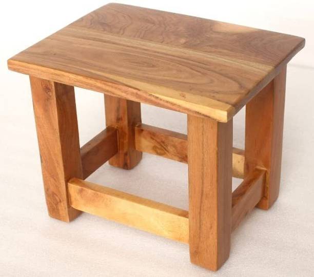 Handcrafto Mini Solid Wood Stool for Home Living Room Living & Bedroom Stool