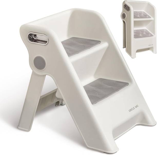 Meneflix Toddler Foldable 2 Step Stool, Anti-Slip Stepping Stool Potty Training, Kitchen Stool