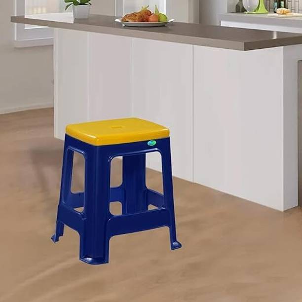 Nilkamal LIGHT WEIGHT STACKABLE SLEEK DESIGN CONTRAST COLOR STOOL Outdoor & Cafeteria Stool