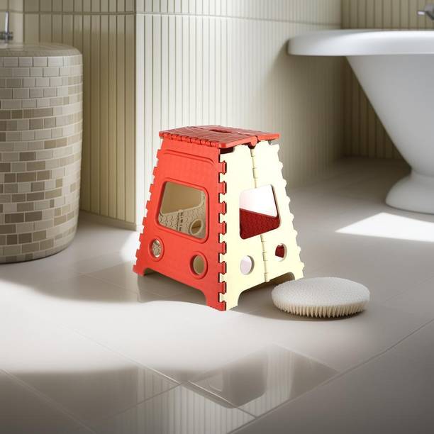 DKOR’HOM 18 Inch Lightweight Plastic Foldable Space Saving Stool for Adults and Kids Bathroom Stool