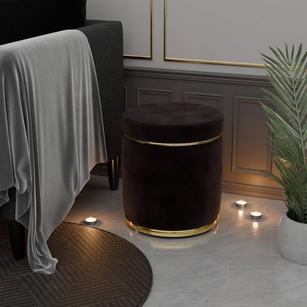 Access craft Access Craft Ottoman Pouffes Stool for Living Room Sitting Stool (Brown) Stool