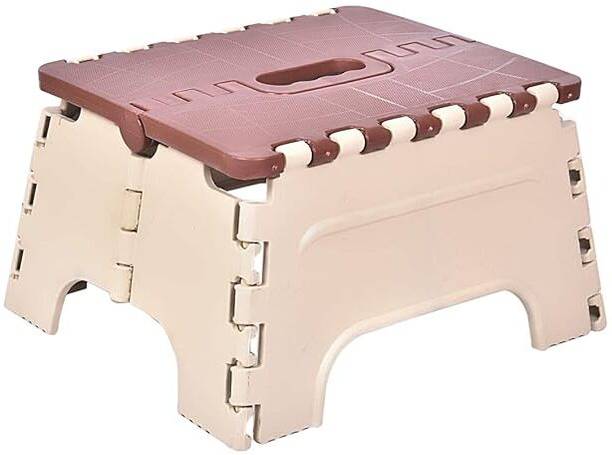Umax 7-Inch Folding Stool – Compact, Portable Step Stool for Kids & Adults, Living & Bedroom Stool