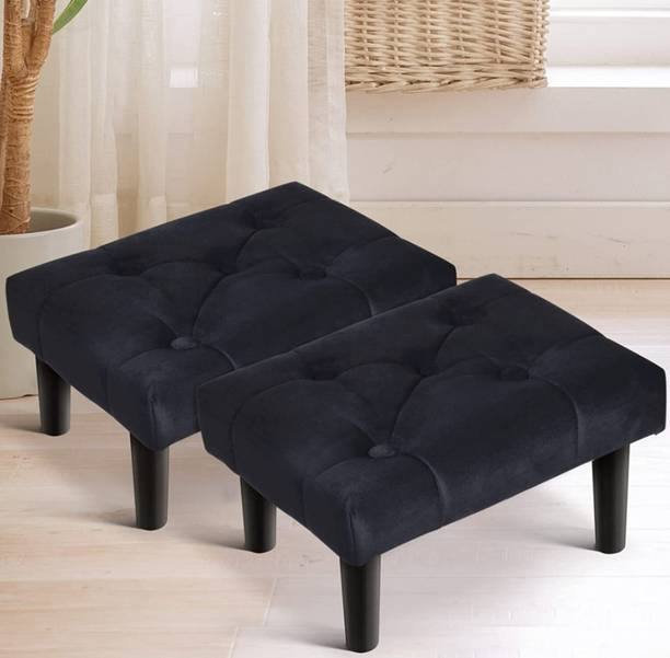 ANA craft Footrest Stool Small Modern Square Footstool Ottoman for Living Room Bedroom Stool