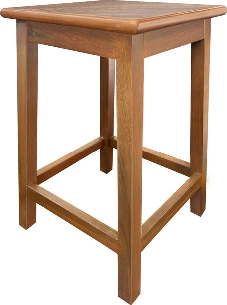 Ashofy Handmade Wooden Seating Stool, Light Brown Color (16x16x24) Inch Stool